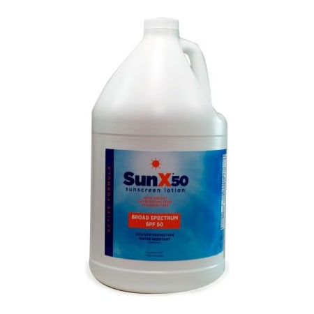 Coretex Products CoreTex Sun X 50 Sunscreen Lotion, SPF 50, Gallon Jug 61771